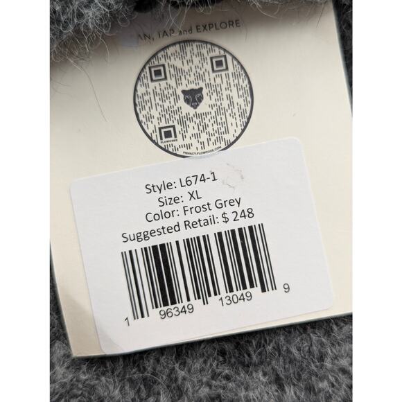 Lita by Ciara Women’s Grey Italian Wool Sweater - Picture 8 of 12